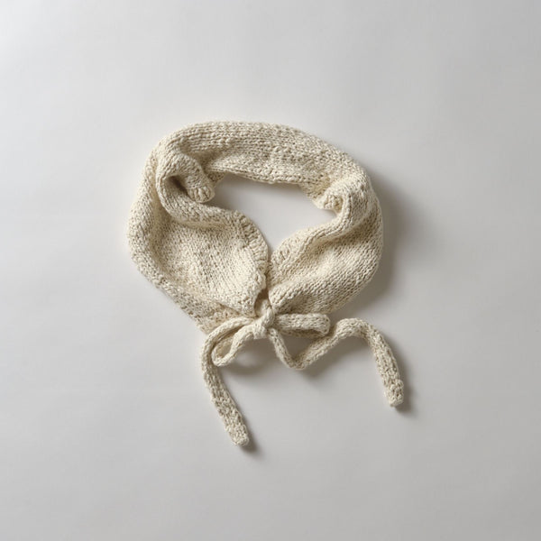 medias oval kerchief / white
