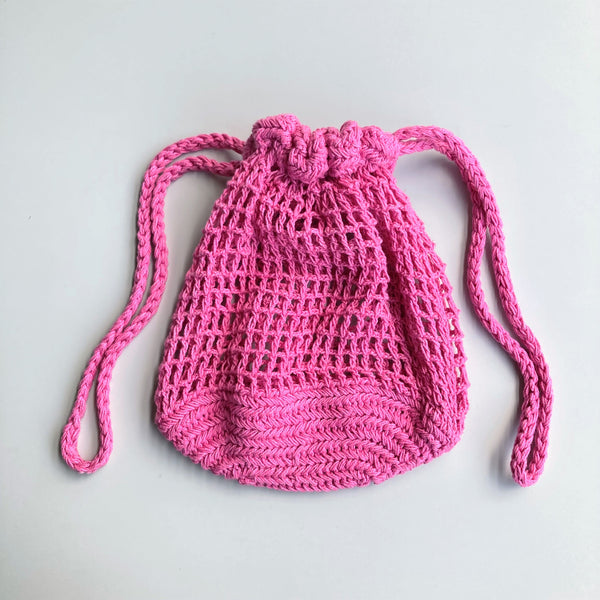 FISHER ROUND POUCH/ PINK