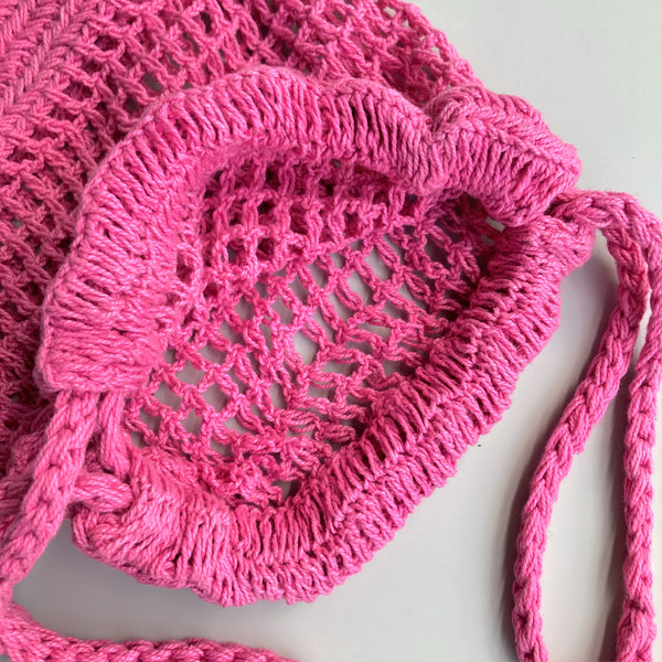 FISHER ROUND POUCH/ PINK