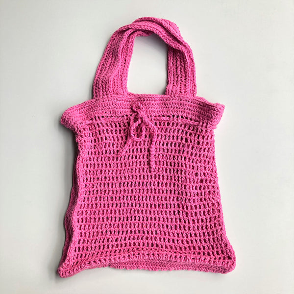 FISHER SQUARE TOTE/ PINK