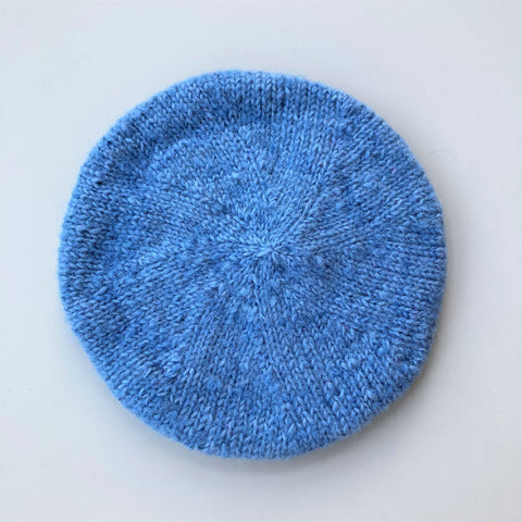 mohair beret / L.BLUE